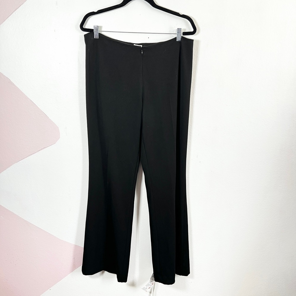 Cache Wide Leg‎ Dress Pants Womens Large Y2K 2000s Retro Vintage